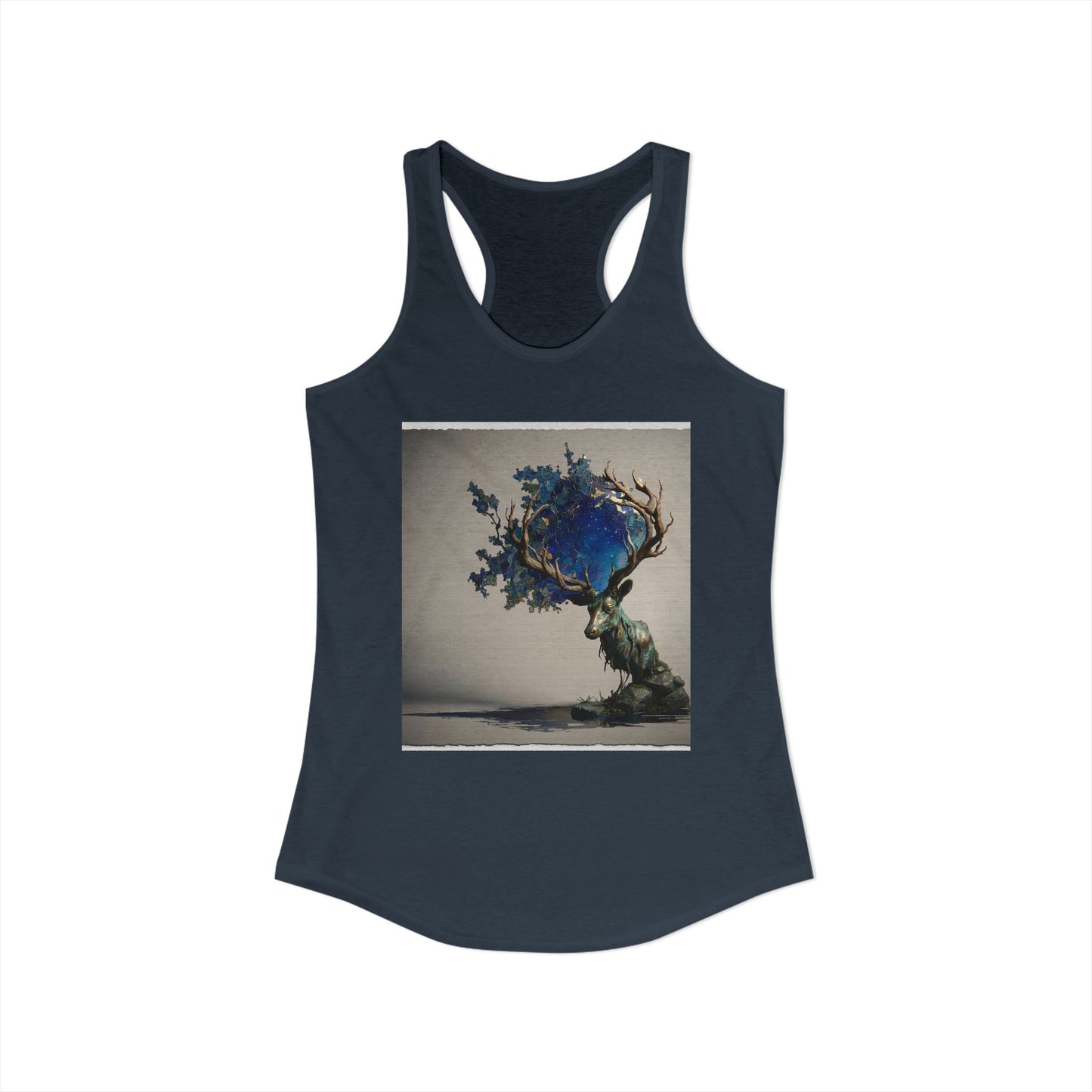 Forest Sentinel Women's Ideal Racerback Tank – Mossy Antler Guardian