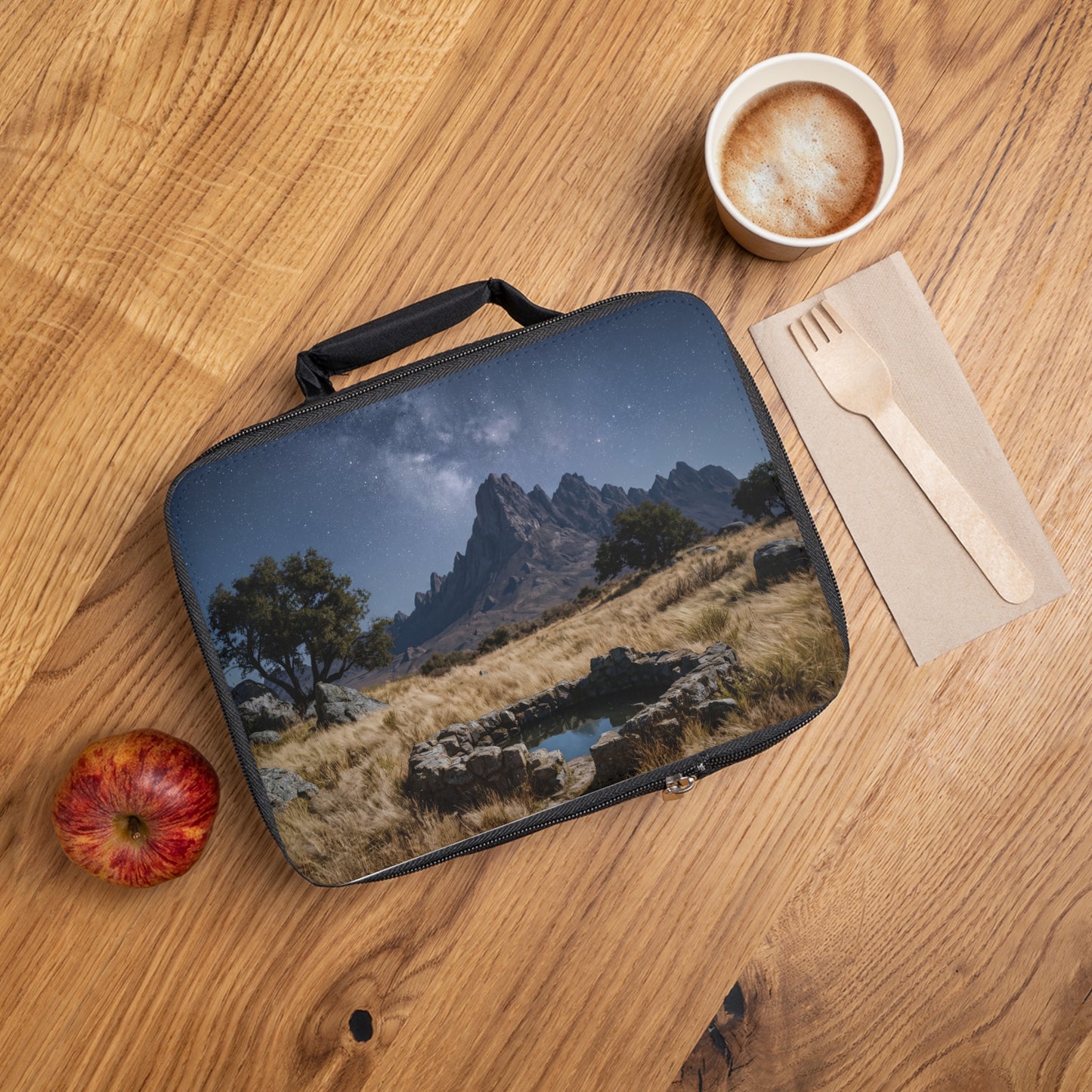 Starlit Mountain Spring Lunch Bag – Whisper of the Milky Way