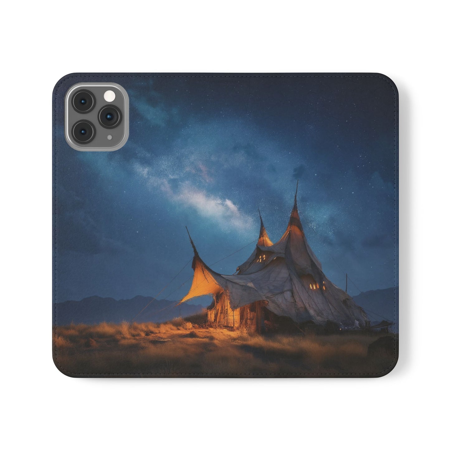Stardust Nomad Tent Flip Cases – Milky Way Caravan Canvas