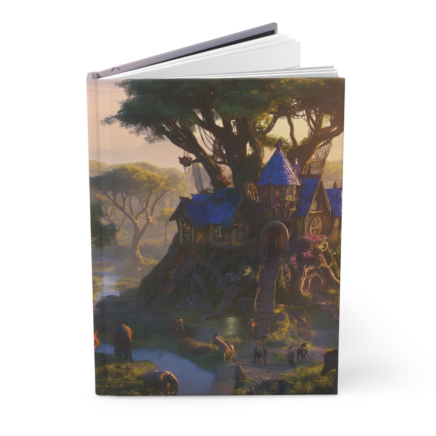 Treehouse Sanctuary Journal Matte – Golden Dawn in the Savannah
