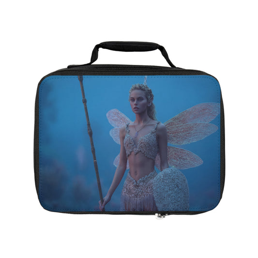 Sapphire Sentinel Lunch Bag – Guardian Fairy in Twilight Mist
