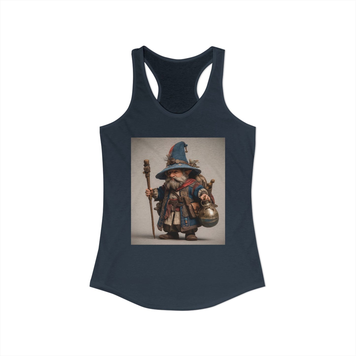 Wanderer Elf Women's Ideal Racerback Tank – Weathered Quest and Blue Robe Journey