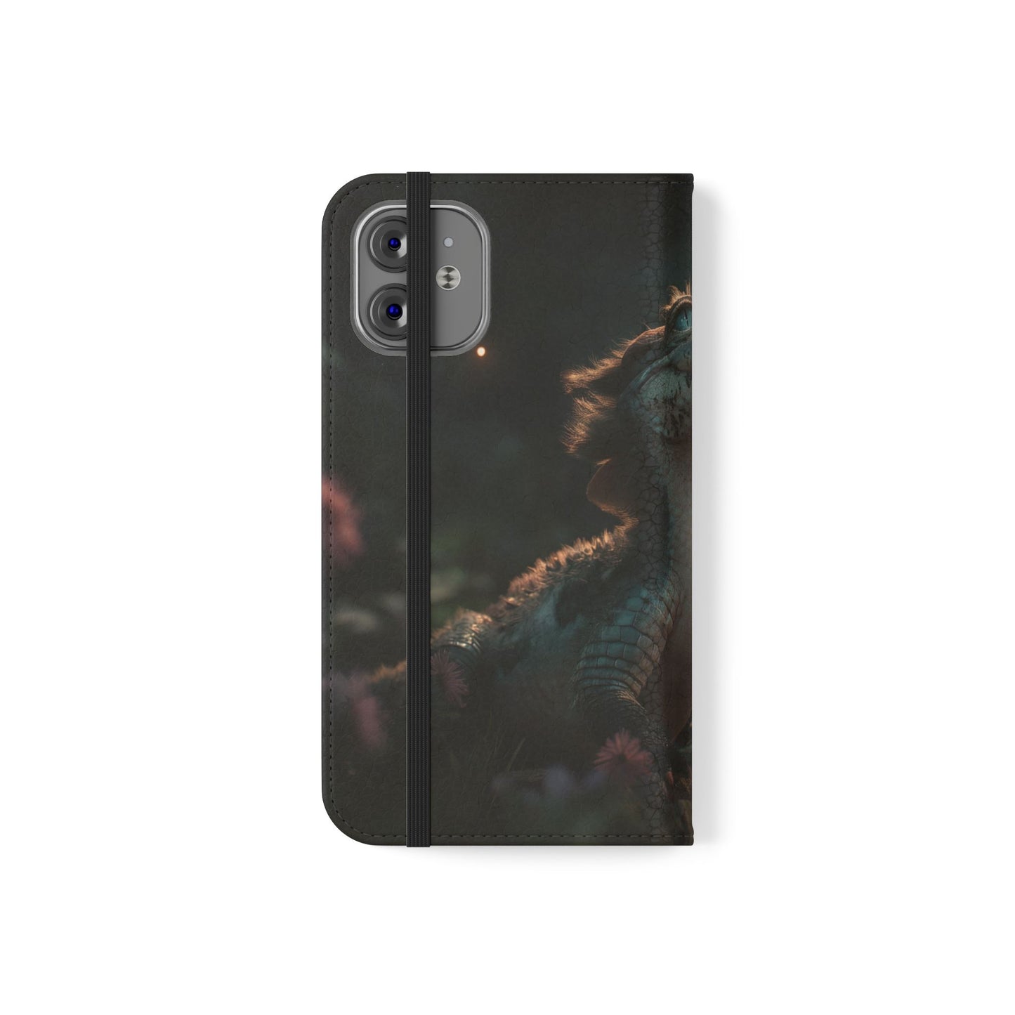 Crocodile Butterfly Flip Cases – Tender Guardian with Moth Companion