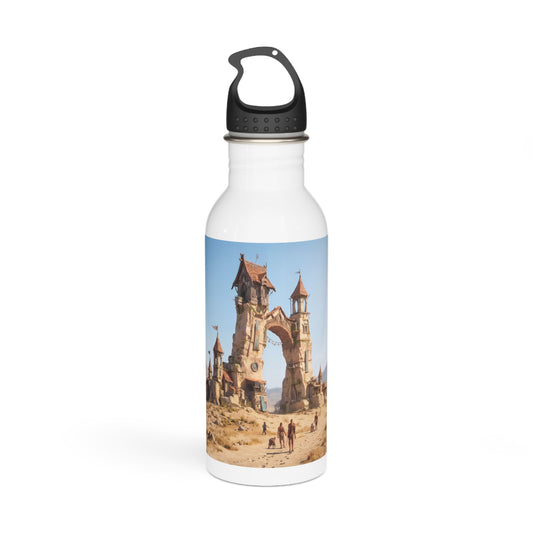 Desert Citadel Water Bottle – Sunlit Gateway to a Forgotten Realm