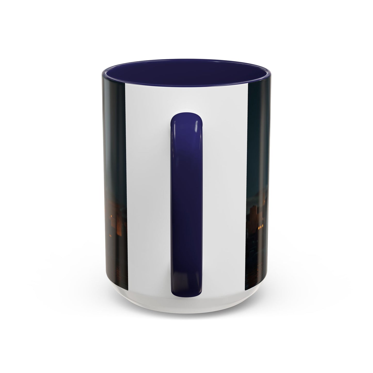 Pharaoh Cat Accent Coffee Mug (11, 15oz) – Golden Stardust Nile Sentinel
