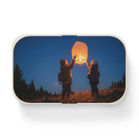Starlit Lantern Bento Lunch Box – Shared Wishes Under Midnight Sky