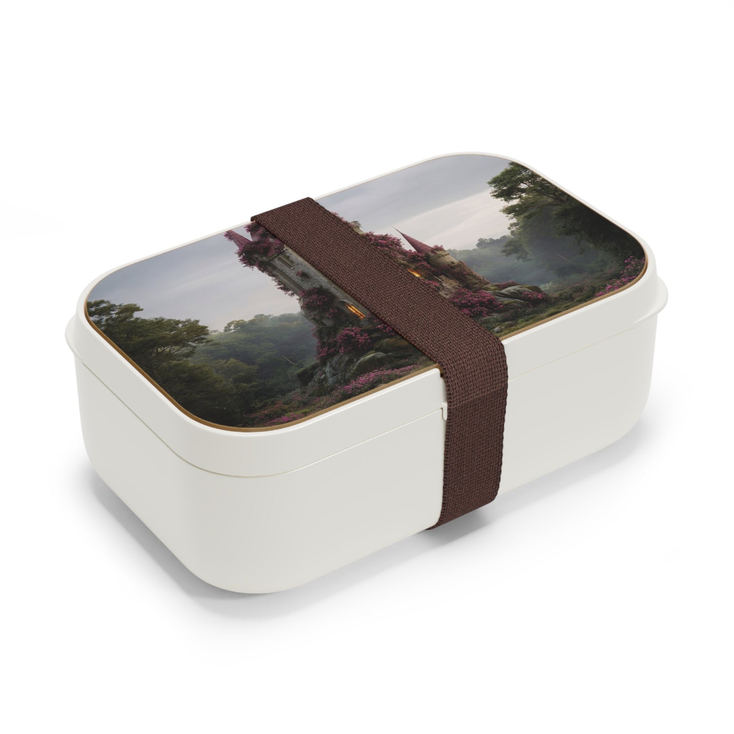 Rose-Spangled Castle Bento Lunch Box – Whispers of the Forgotten Keep