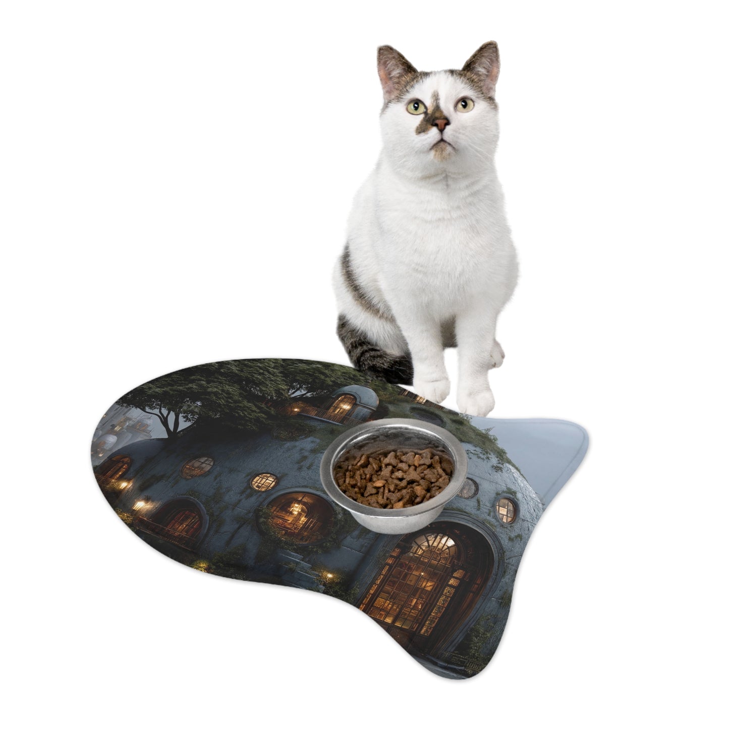 Moonlit Treehouse Dome Mat – Whispers of the Ancient Grove