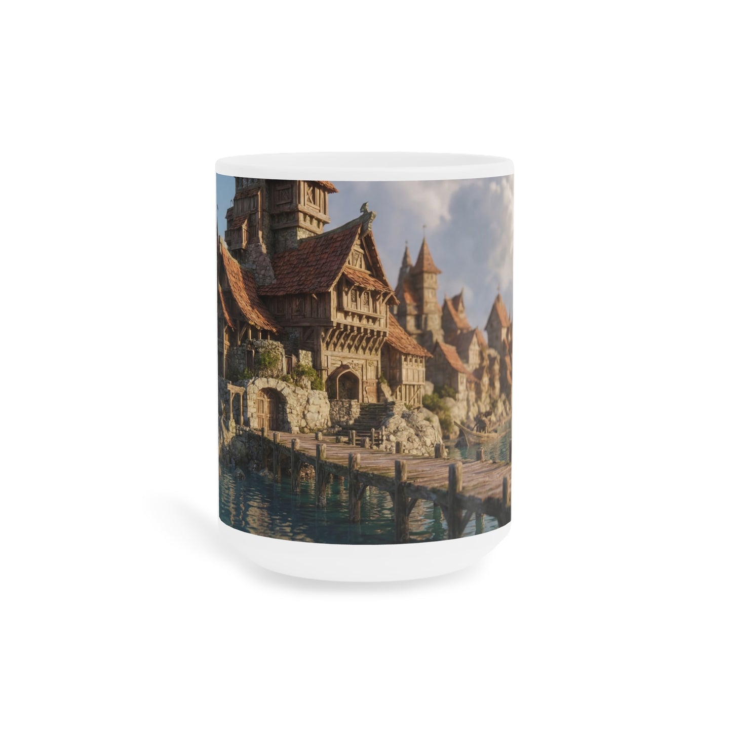 Harbor Haven Ceramic Mugs (11oz\15oz\20oz) – Sunset Village Serenity