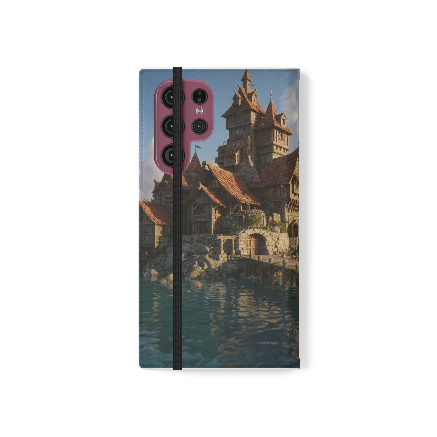 Cobblestone Harbor Flip Cases – Timber Town Seaside Walkway