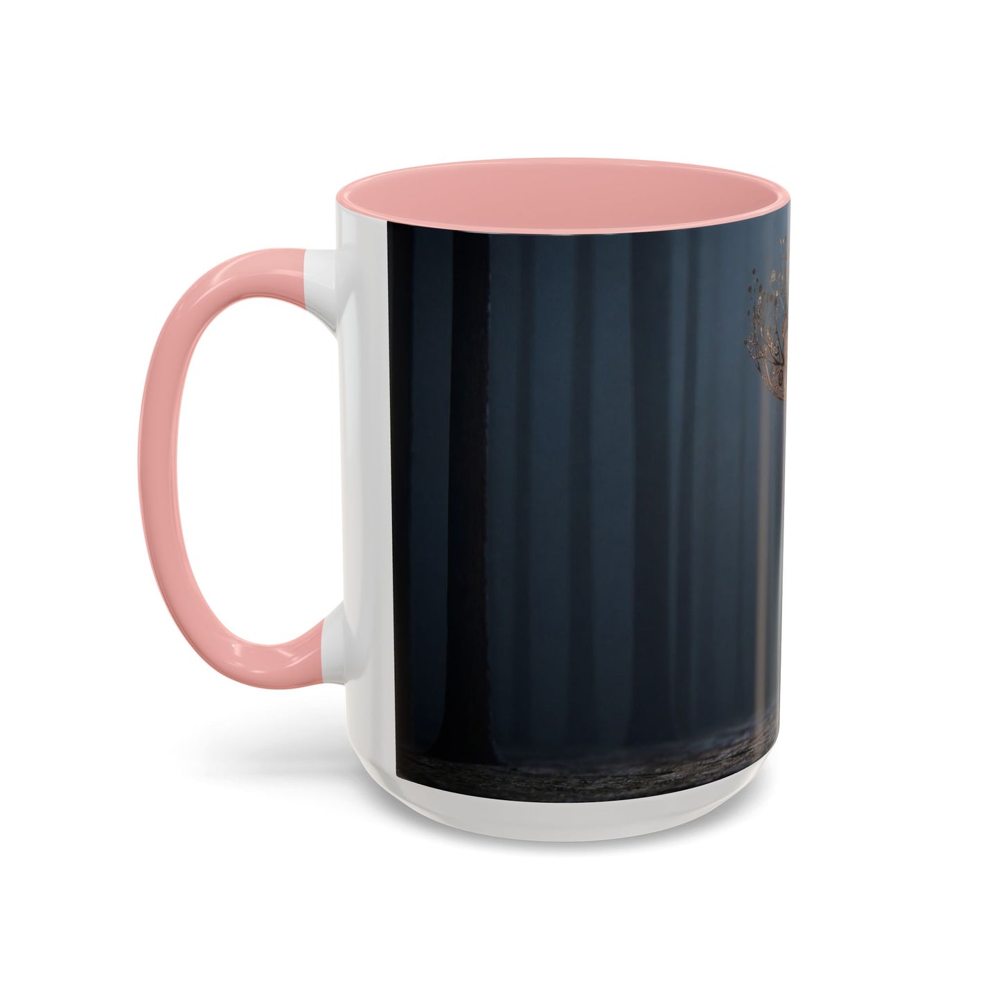 Clockwork Stag Accent Coffee Mug (11, 15oz) – Luminescent Forest Mechanism