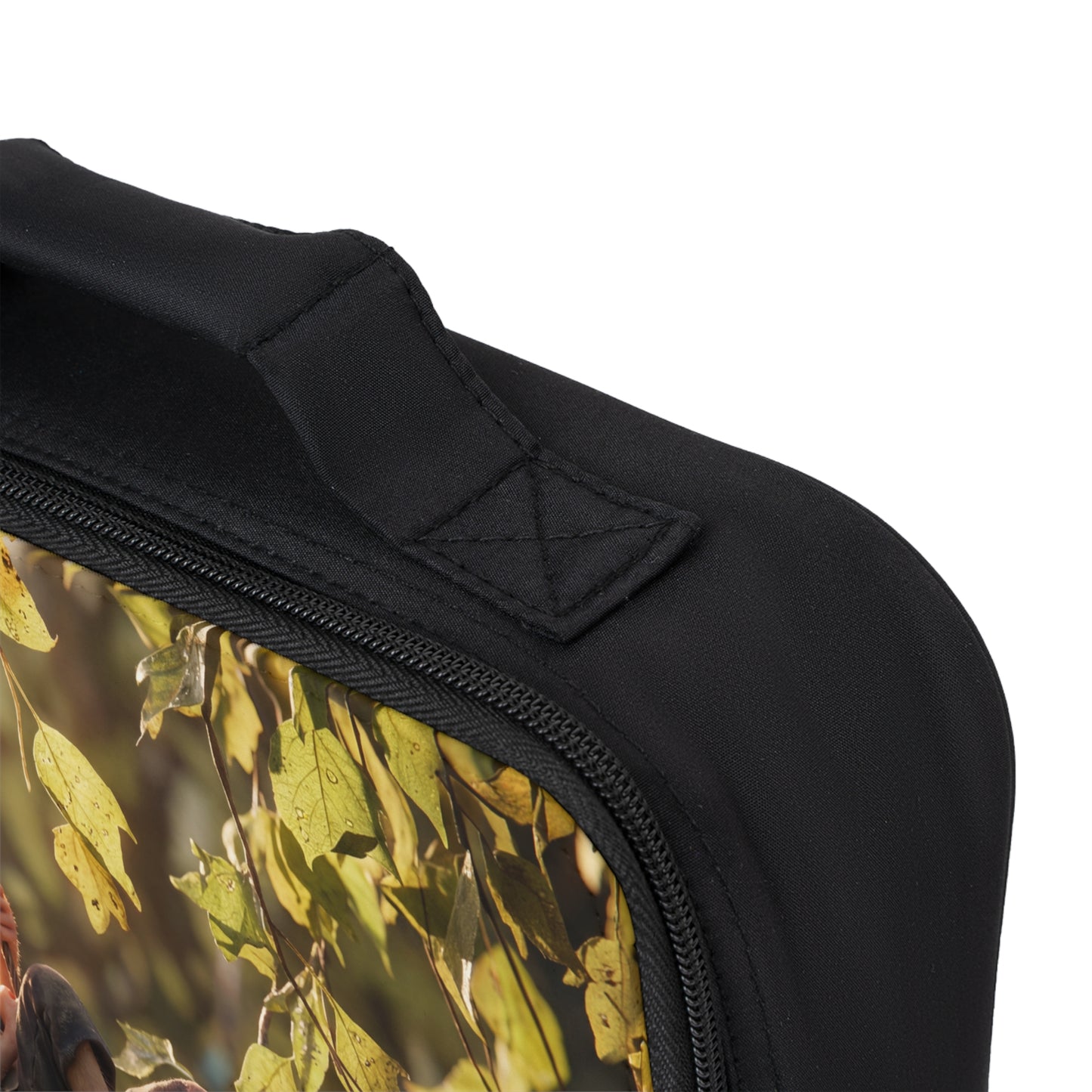Forest Gnome Lunch Bag – Sunlit Swing Through Whispering Canopy