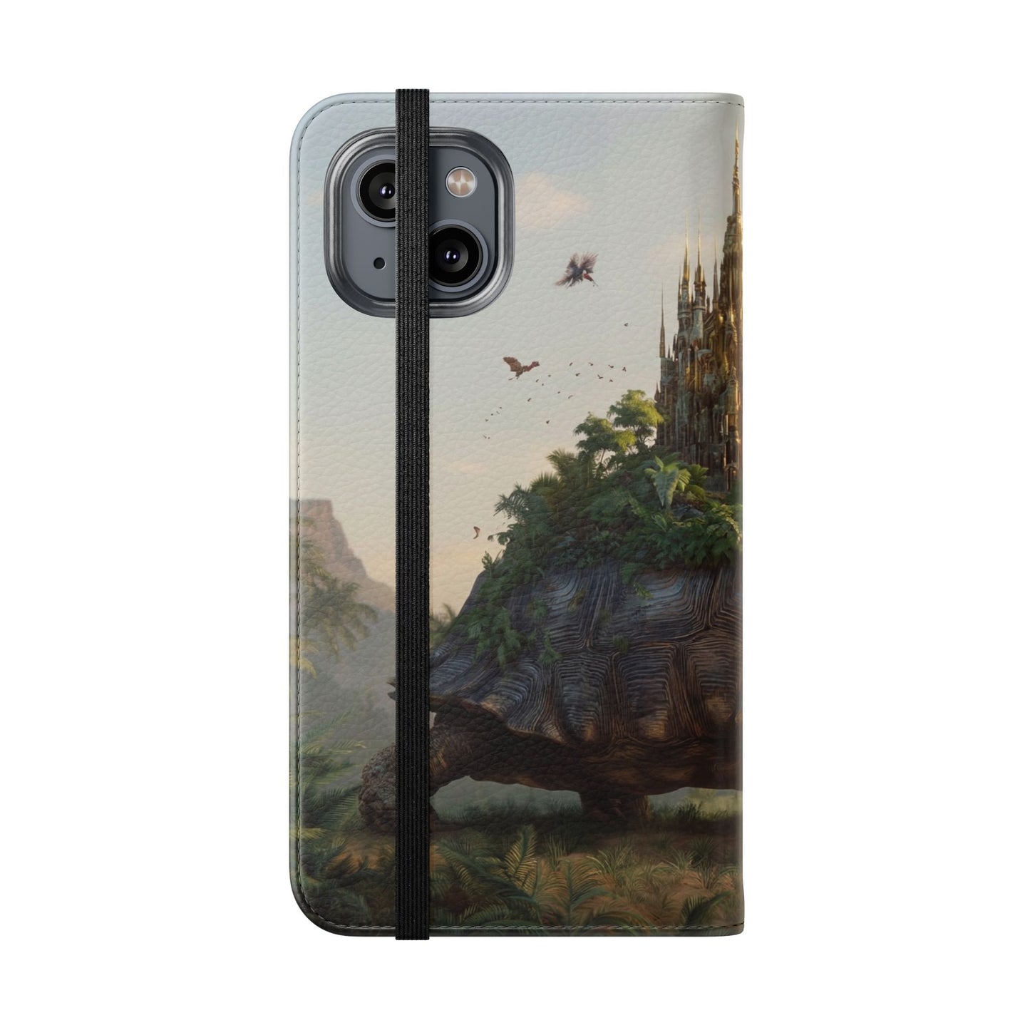 Castle Turtle Flip Cases – Golden Spire Jungle Guardian