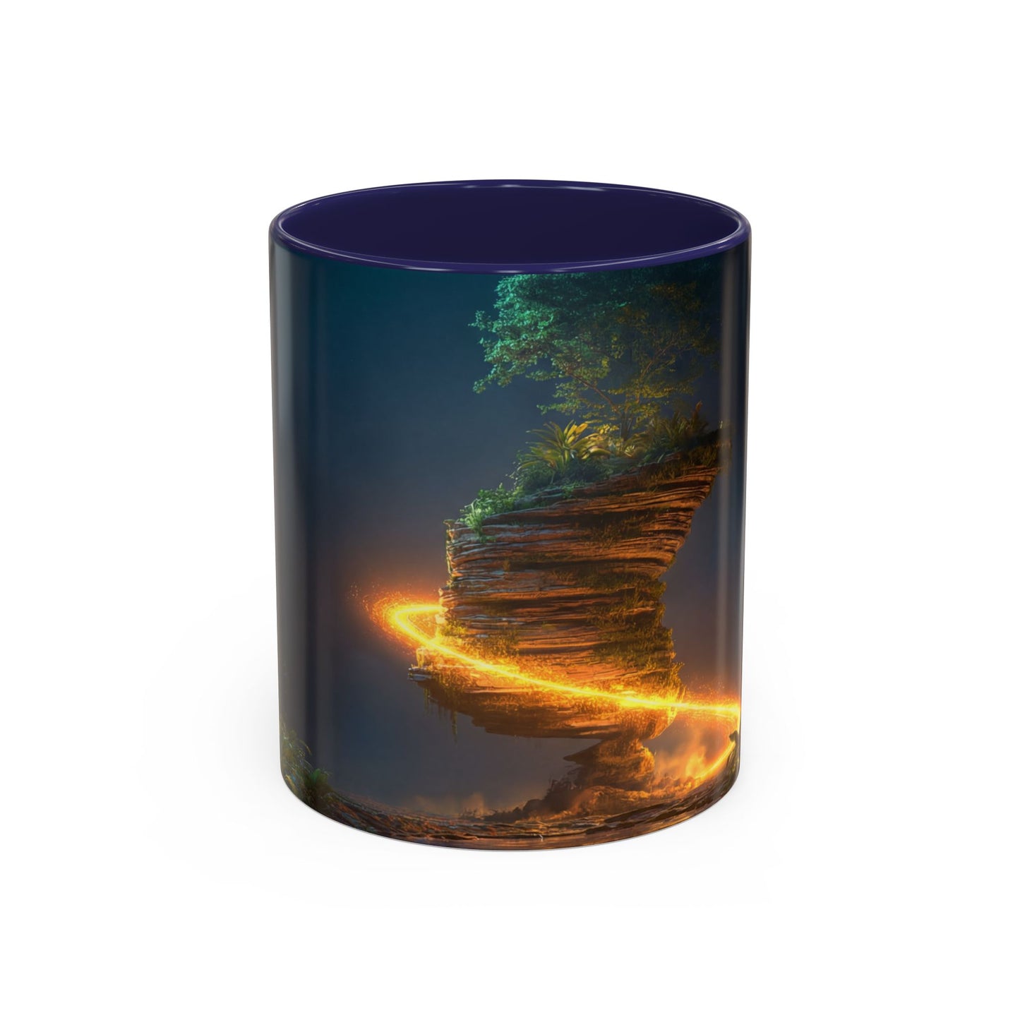 Floating Stone Temple Mug – Twilight Portal Dreamscape