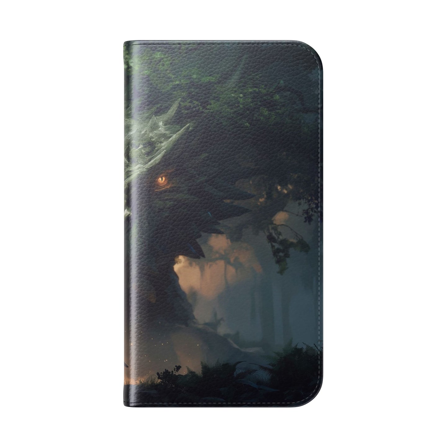 Guardian Beast Flip Cases – Moss-Clad Titan Facing the Wanderer