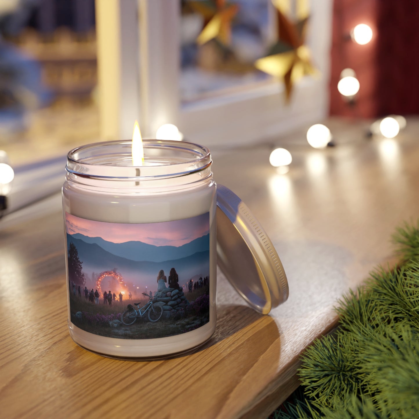 Mountain Gateway Scented Soy Candles with White Lid, 9oz – Twilight Festival Escape