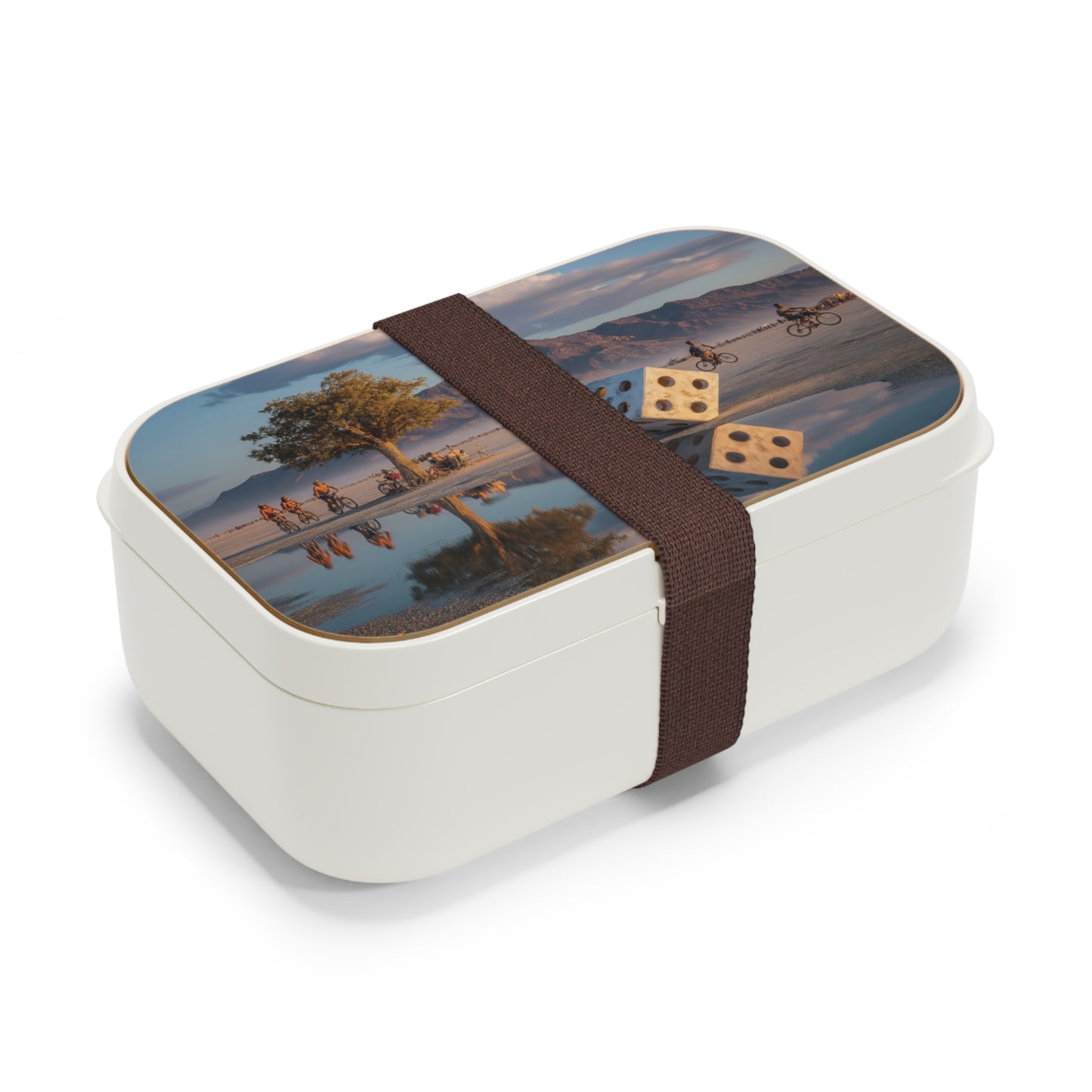 Desert Dice Bento Lunch Box – Sunset Reflections at Burning Man