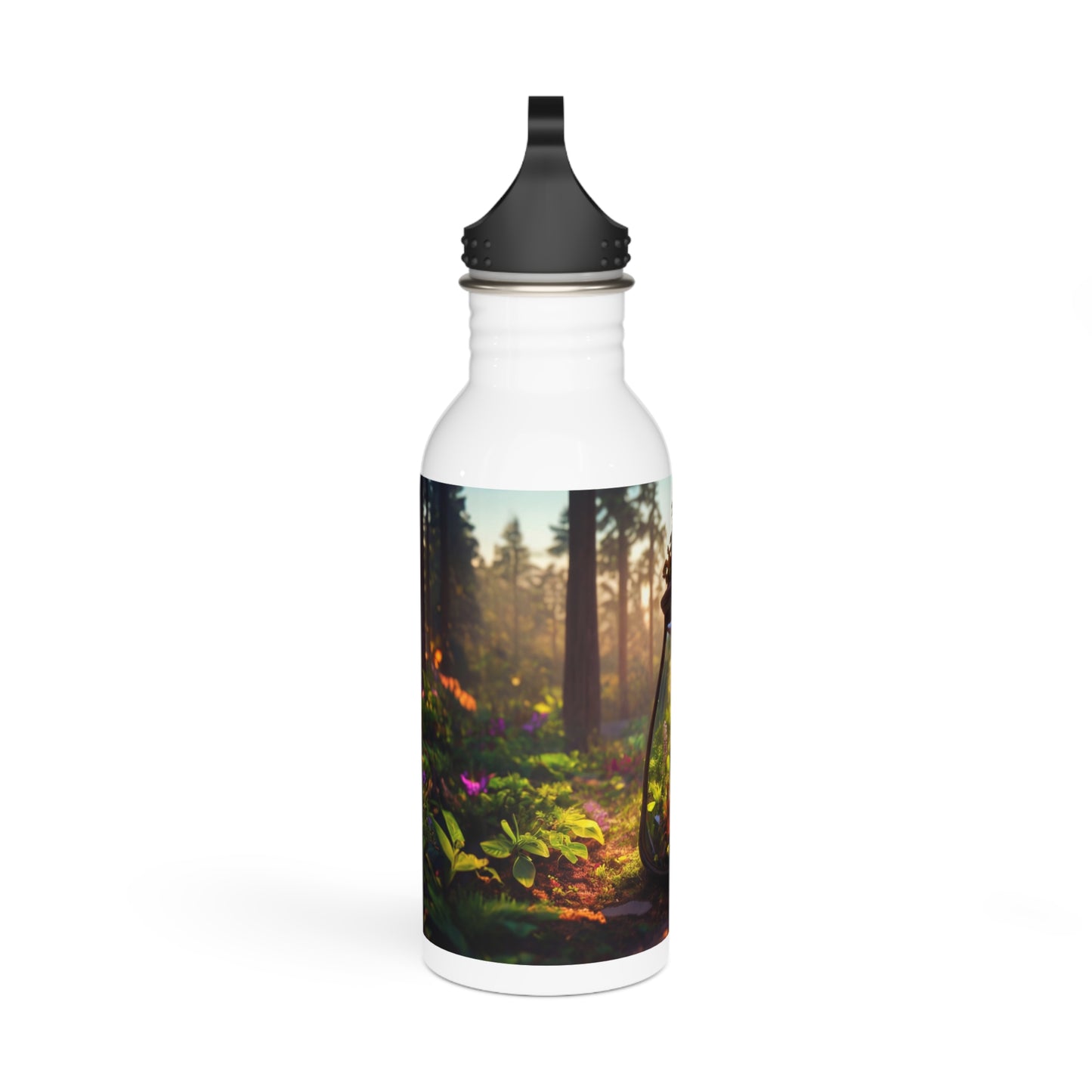 Pocket Forest Terrarium Bottle – Sunlit Wilderness in Your Hands