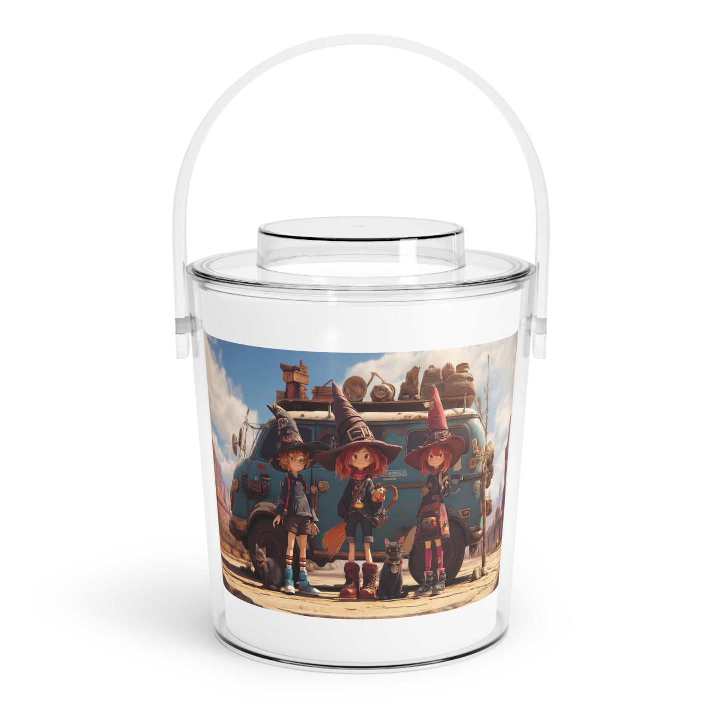 Witch Roadtrip Trio Ice Bucket with Tongs – Dusty Desert Magic & Tea