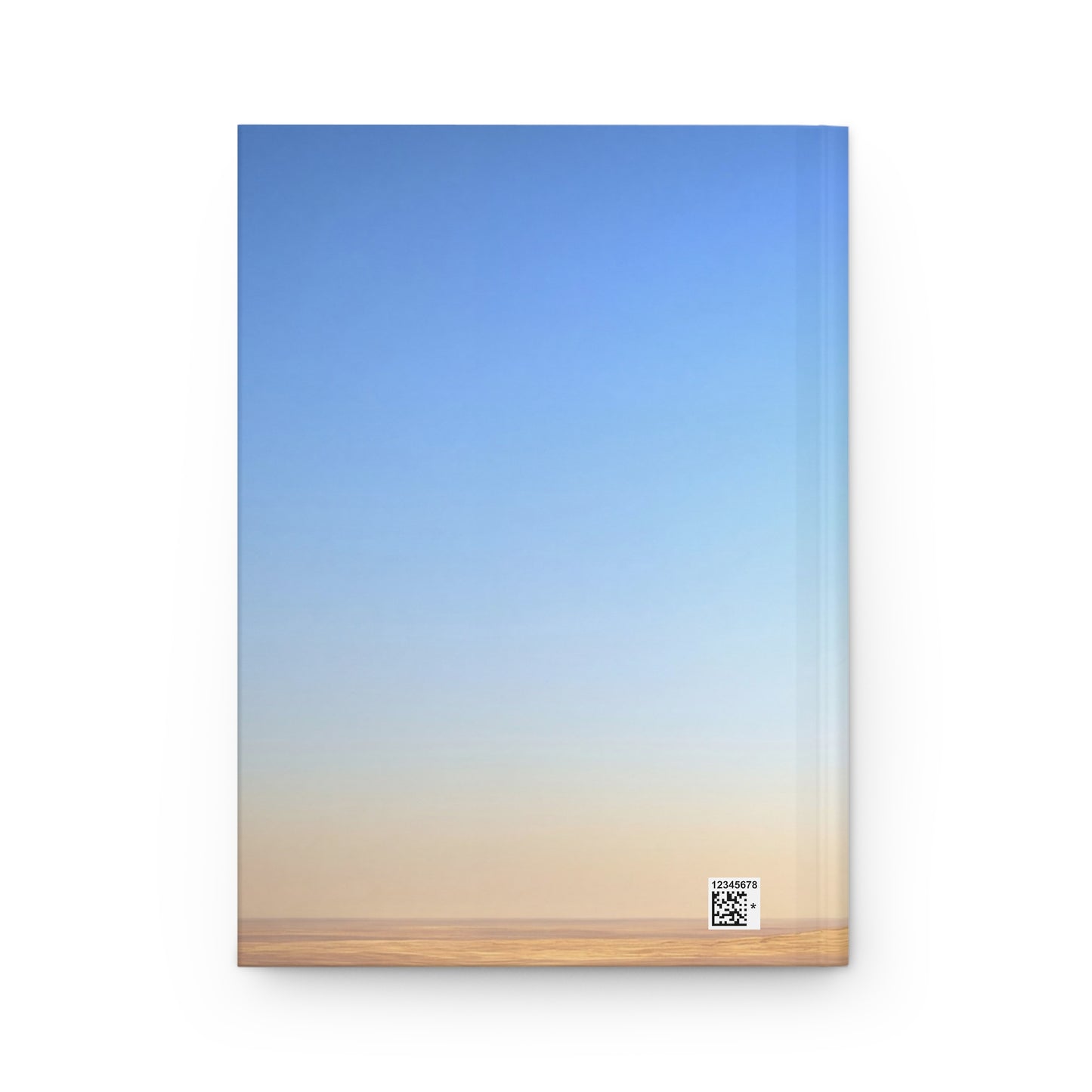 Rainbow Ram Hardcover Journal Matte – Whimsical Desert Guardian