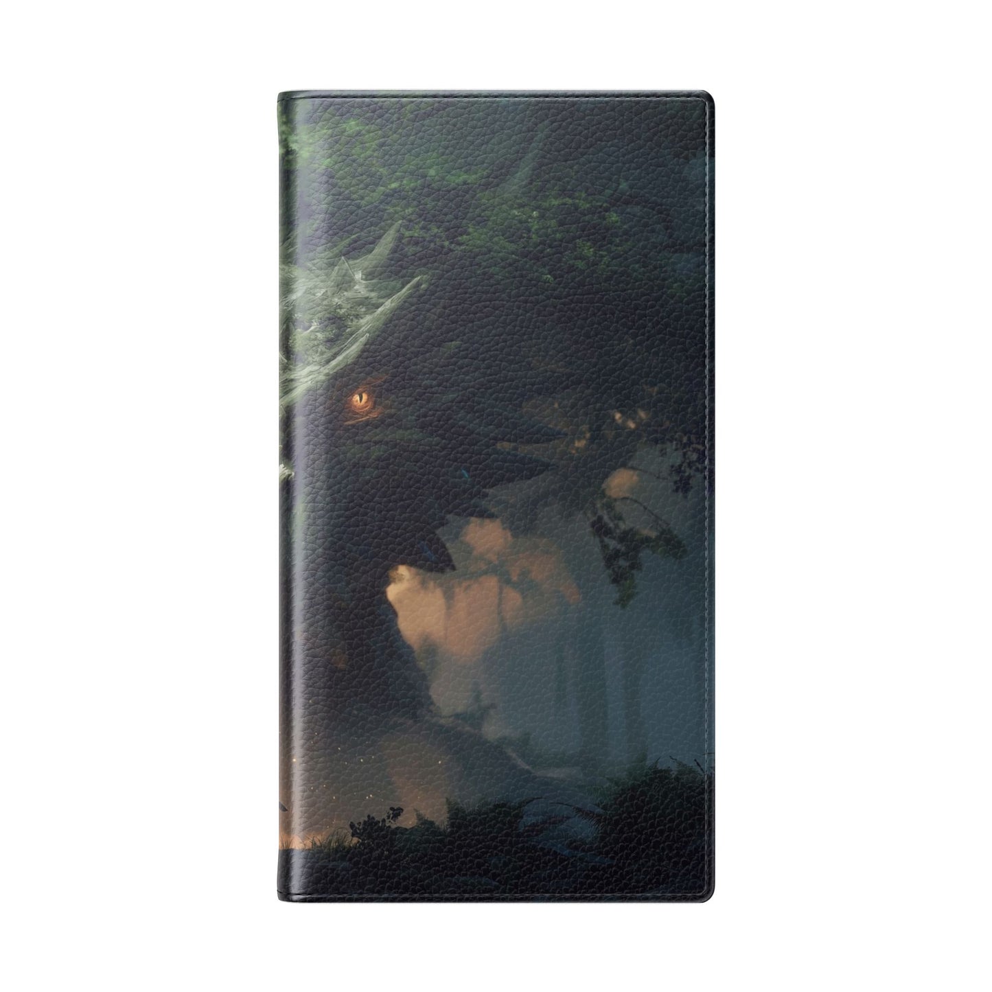 Guardian Beast Flip Cases – Moss-Clad Titan Facing the Wanderer