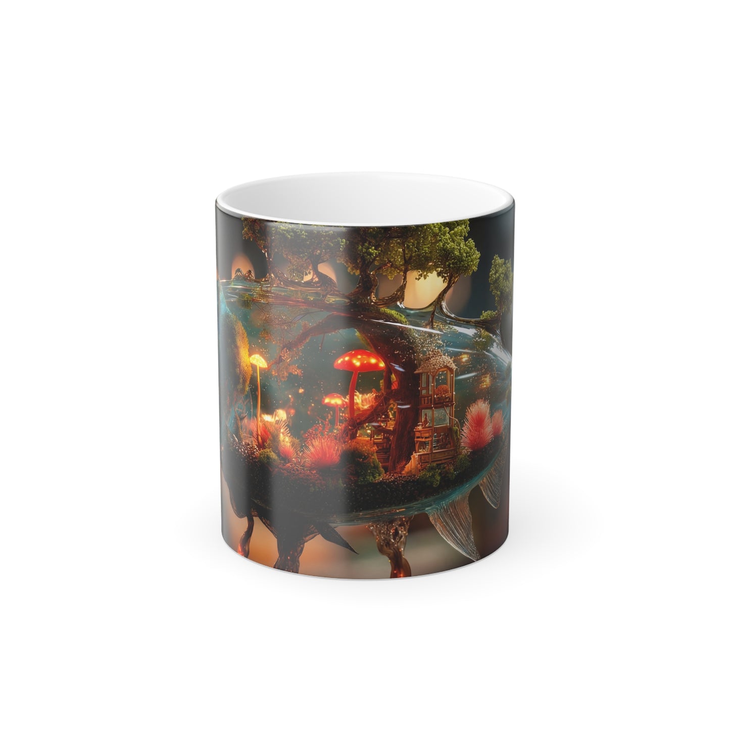 Forest Fish Morphing Mug, 11oz – Liquid Sanctuary Dreamscape