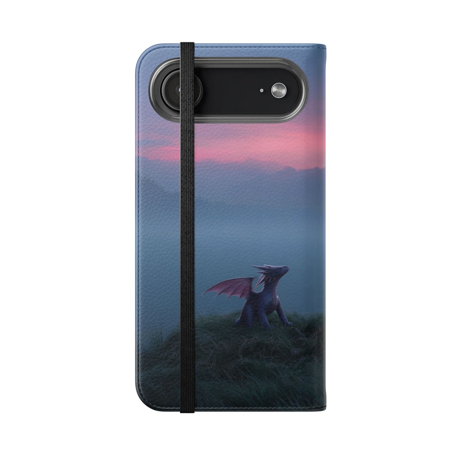 Silent Guardian Flip Cases – Misty Dawn Warrior and Dragon Companion