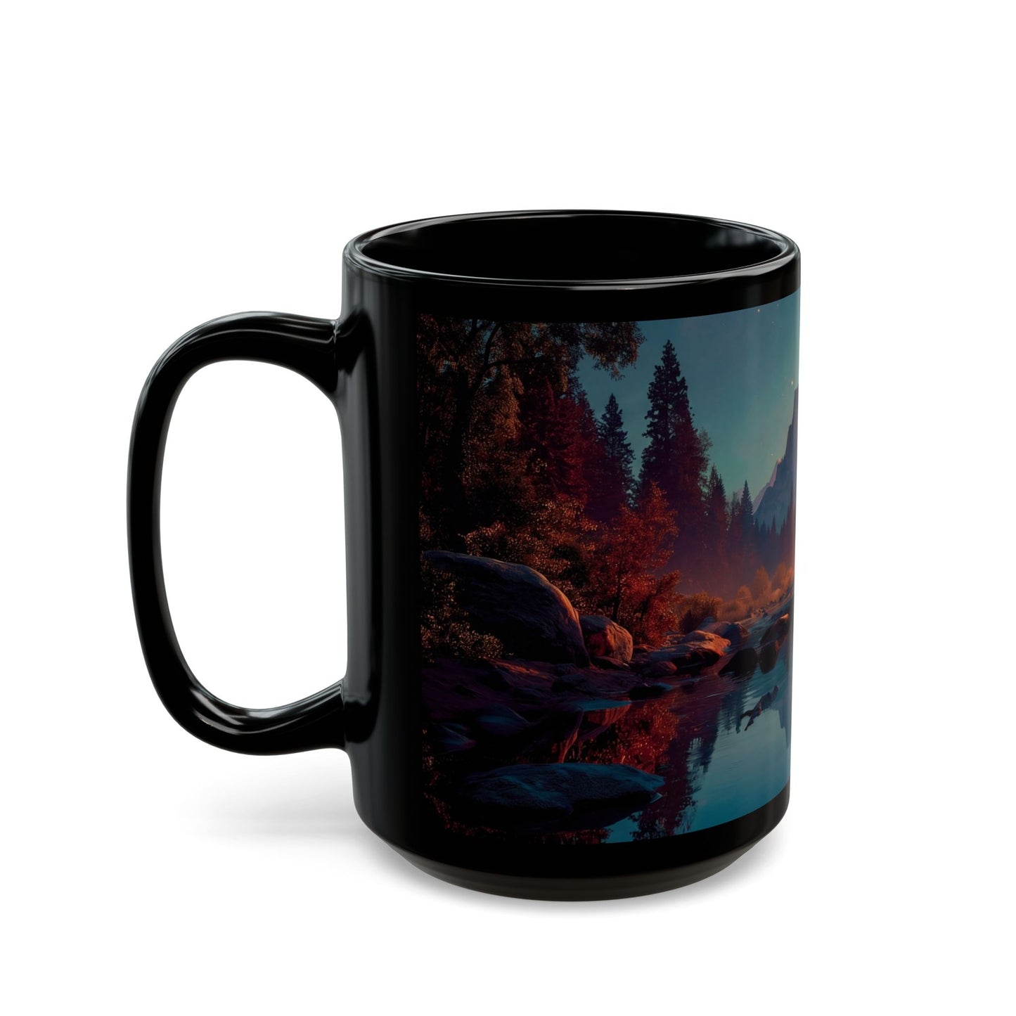 Starlit River Reflection Mug – Half Dome’s Quiet Twilight Glow