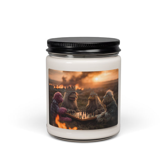 Kings of the Sunset Chess Match Scented Soy Candle, 9oz – Warm Ember Afternoon