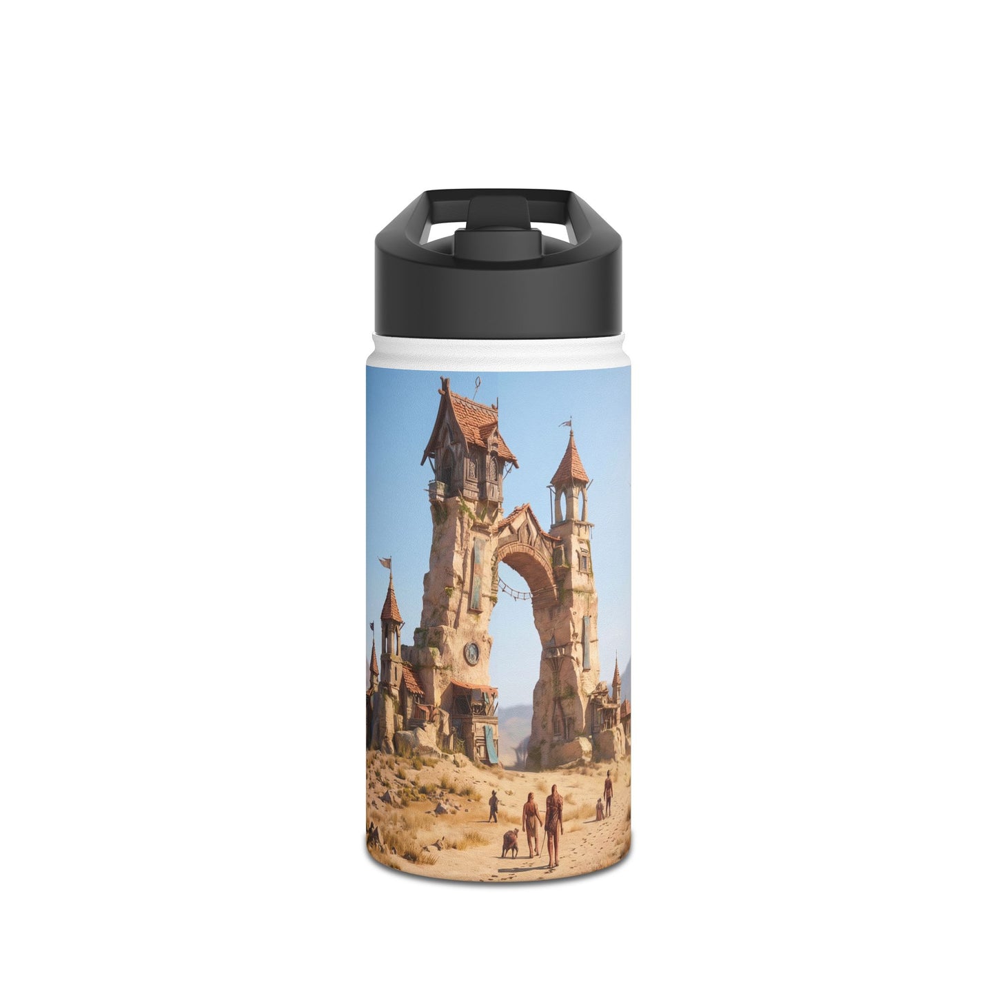 Desert Citadel Water Bottle – Sunlit Ruins of the Forgotten Kingdom