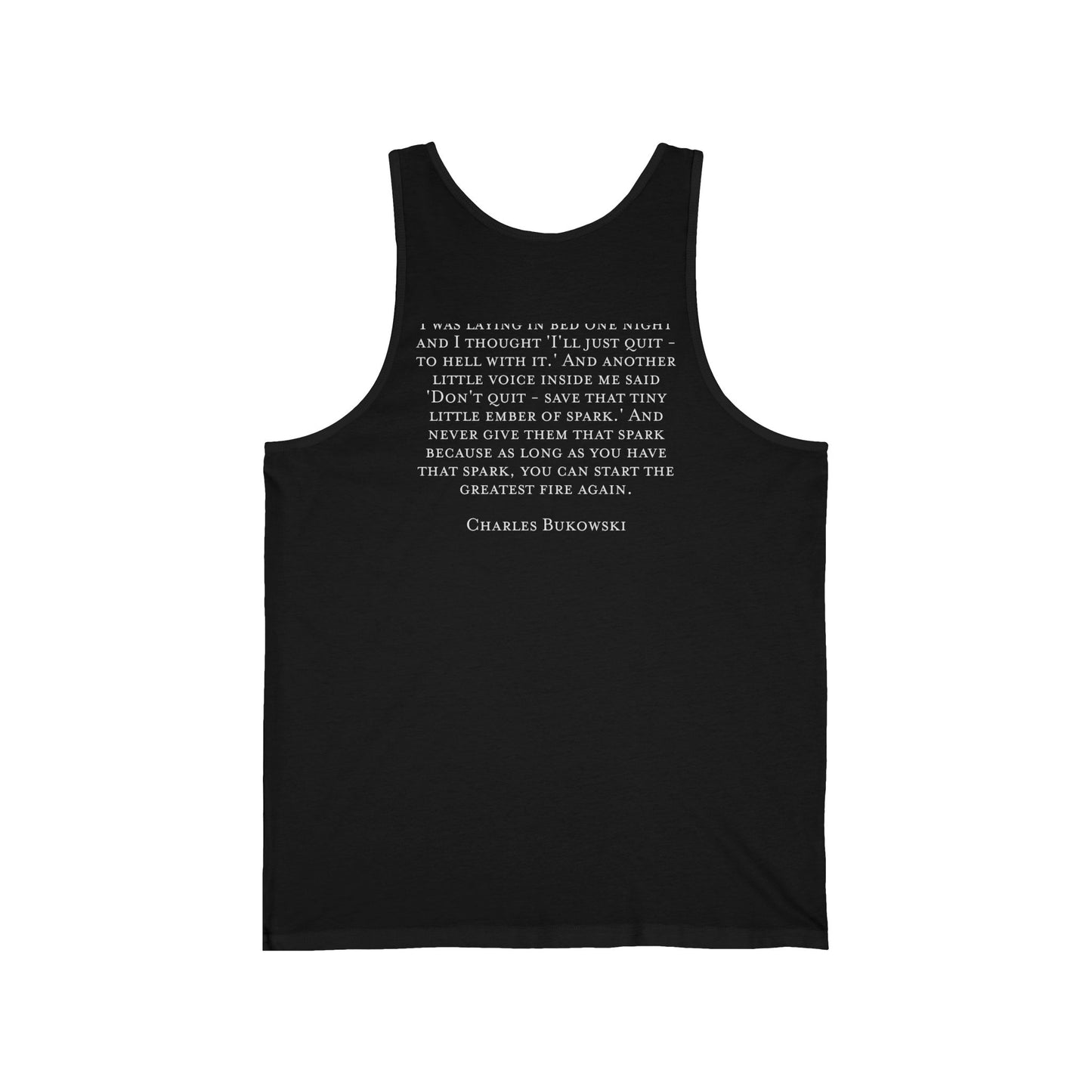 White Burner Tank Top - Prometheatics 2023