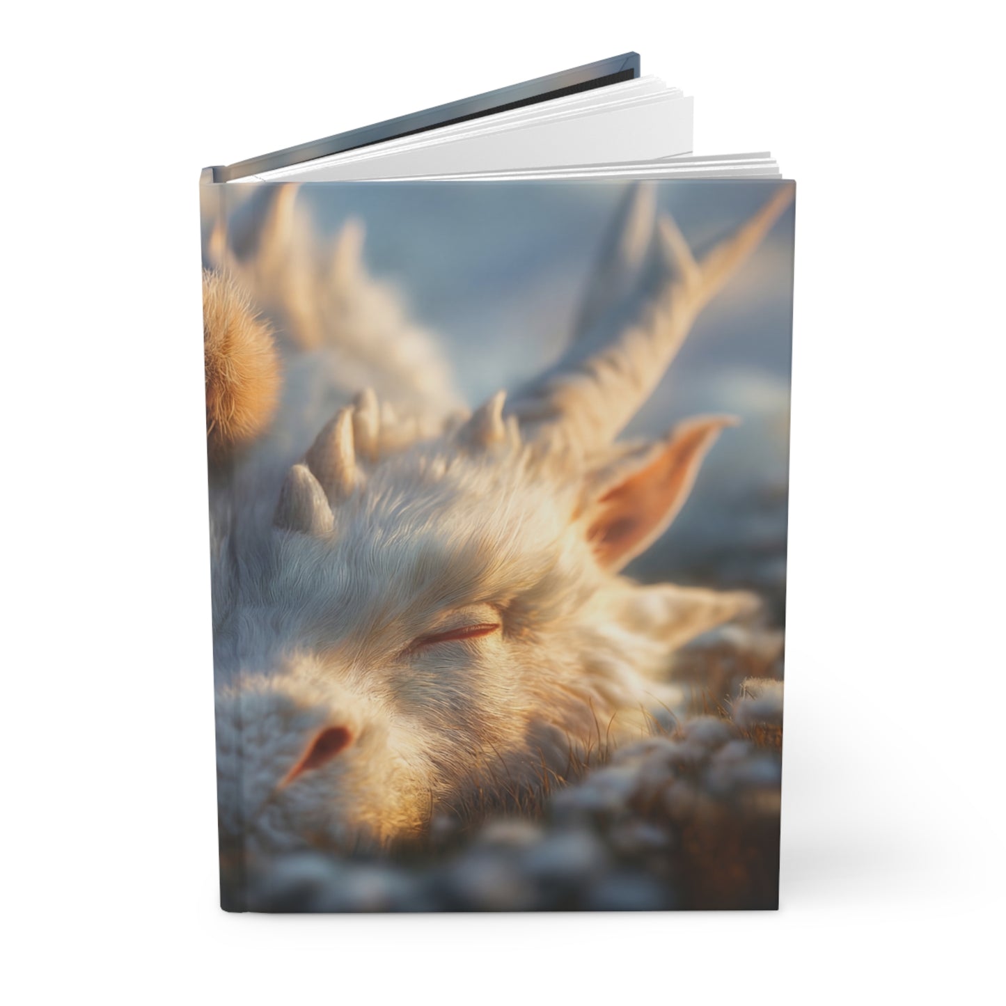 Snowbound Guardian Hardcover Journal Matte – Whispering Frost Companion
