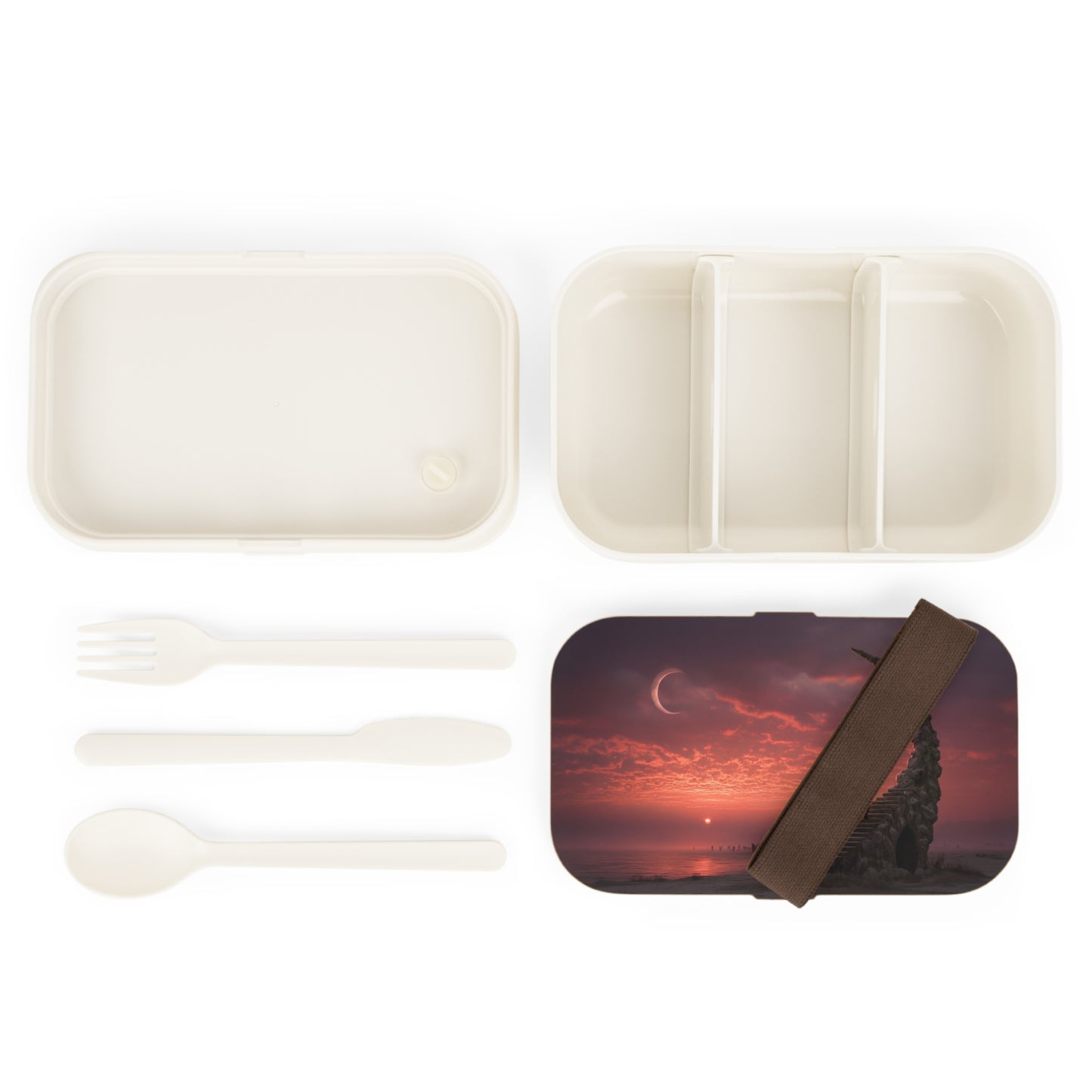 Crescent Gate Bento Lunch Box – Twilight Stairway Journey