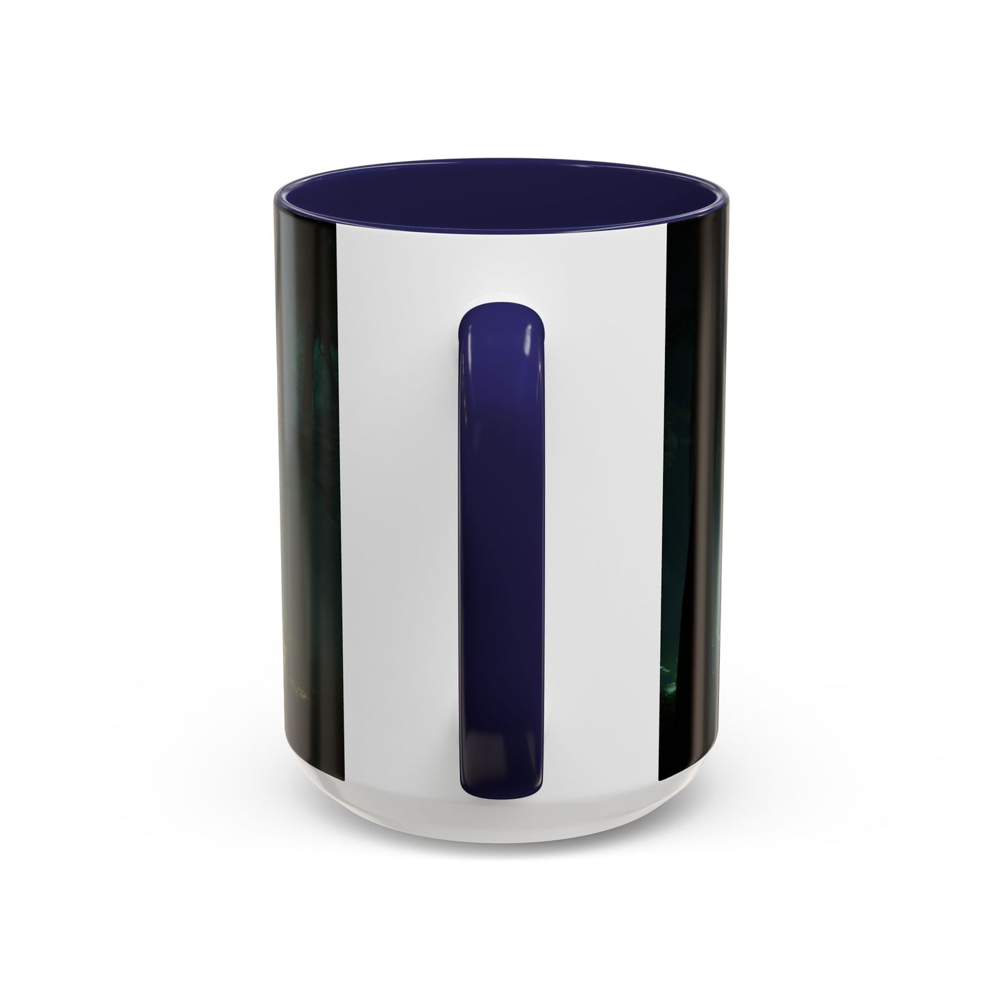 Spiral Light Forest Accent Coffee Mug (11, 15oz) – Ethereal Golden Rings