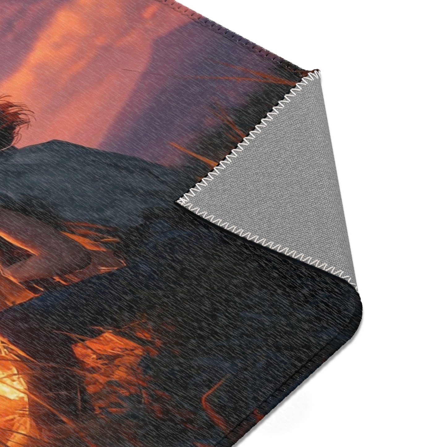 Sunset Roadtrip Campfire Rug – Cheers to the Open Sky
