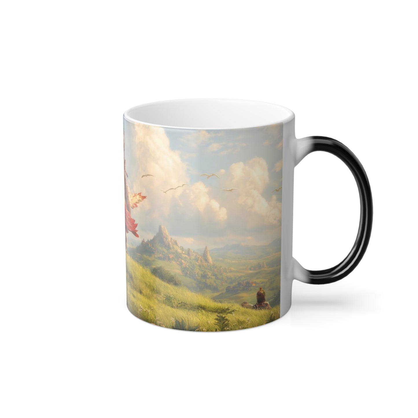 Griffin Riders Color Morphing Mug, 11oz – Golden Hour Horizon