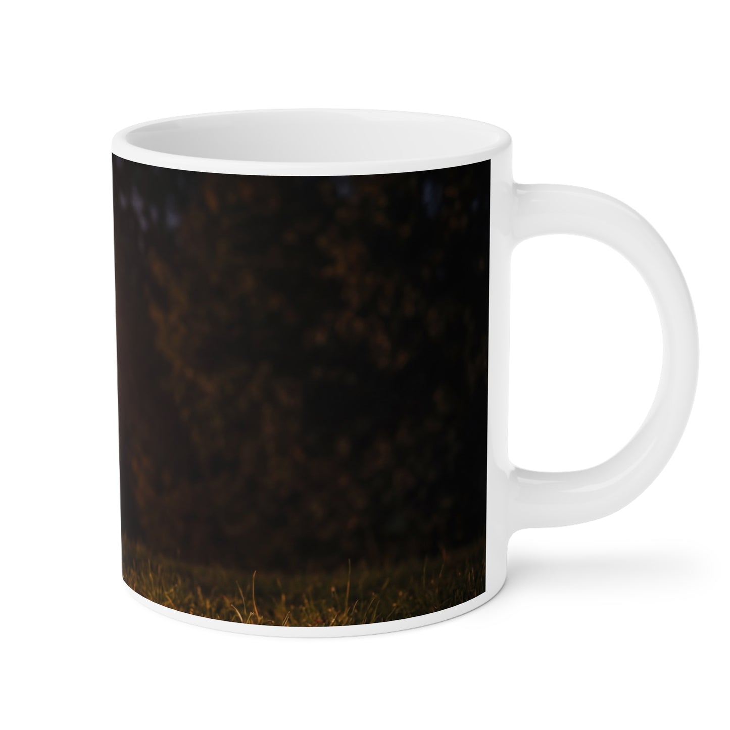 Chromatic Stag Ceramic Mugs (11oz\15oz\20oz) – Night Garden Luminescence