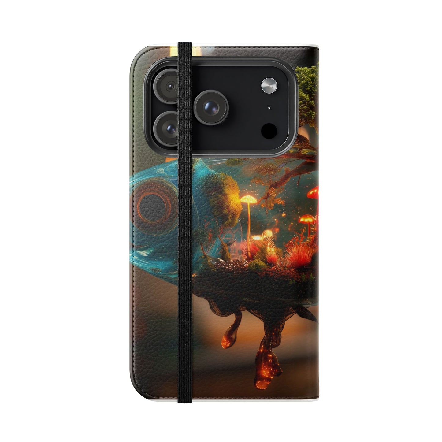 Forest Fish Flip Case – Liquid Glowwood Dreamscape
