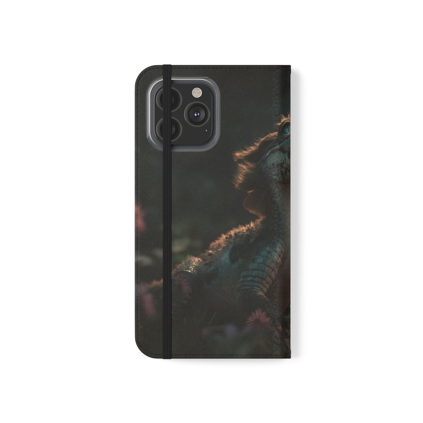 Crocodile Butterfly Flip Cases – Tender Guardian with Moth Companion