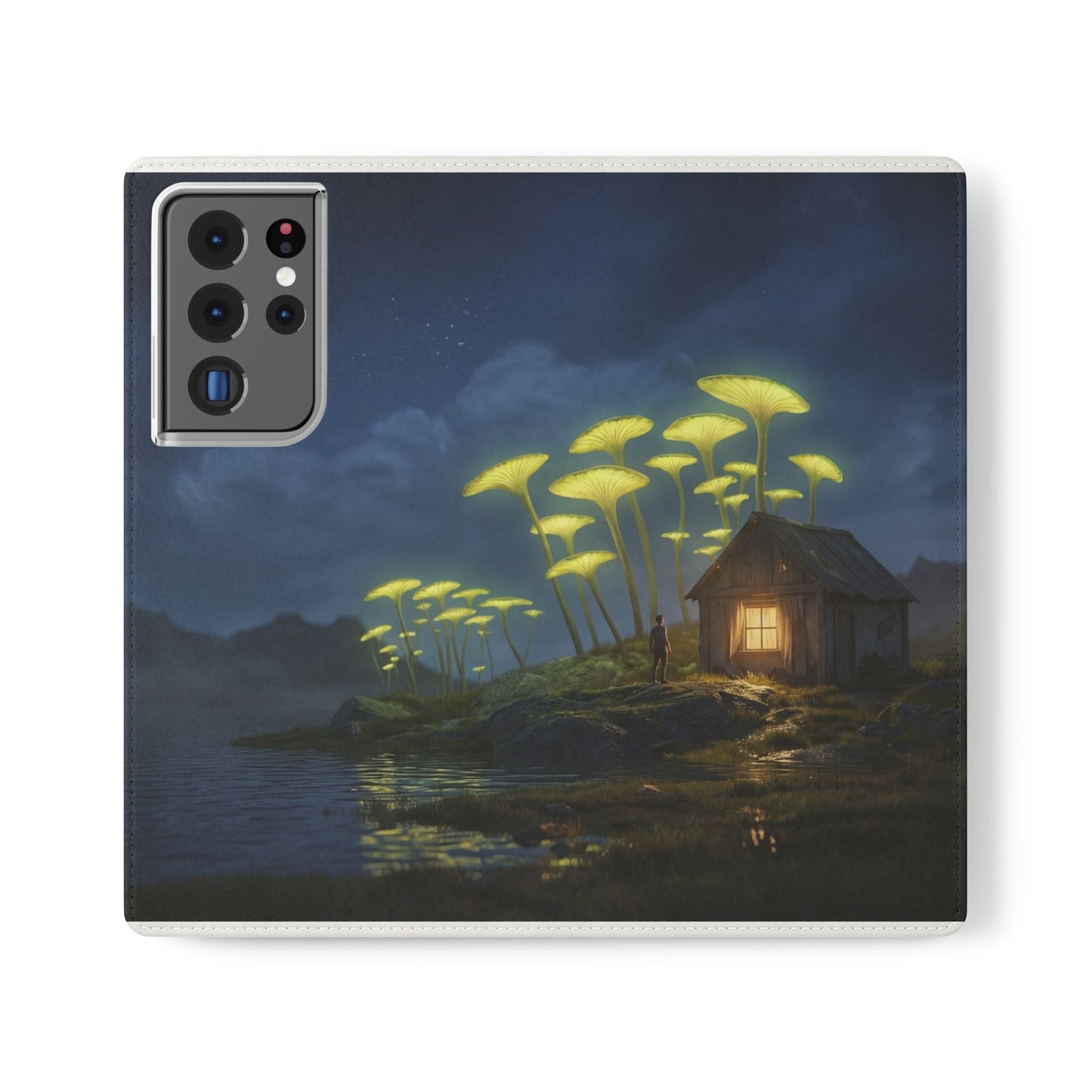 Glowing Mushroom Cottage Flip Cases – Whispering Grove Nightlight