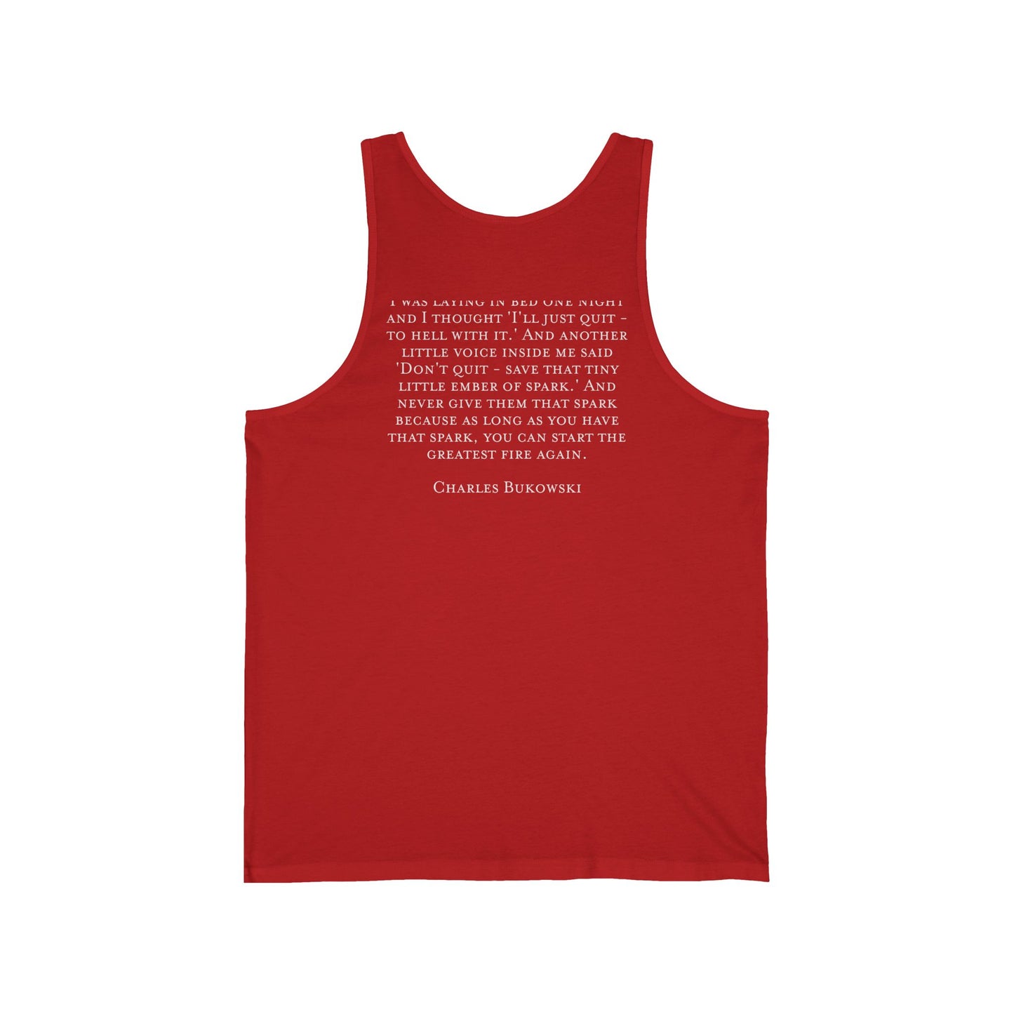 White Burner Tank Top - Prometheatics 2023