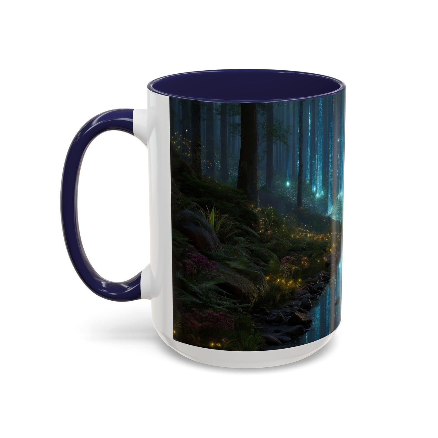 Celestial Falls Accent Coffee Mug (11, 15oz) – Twilight’s Whispering Woods
