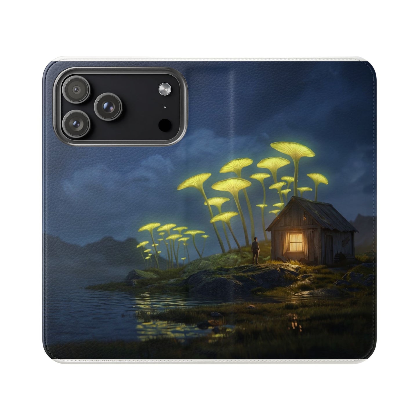 Glowing Mushroom Cottage Flip Cases – Whispering Grove Nightlight