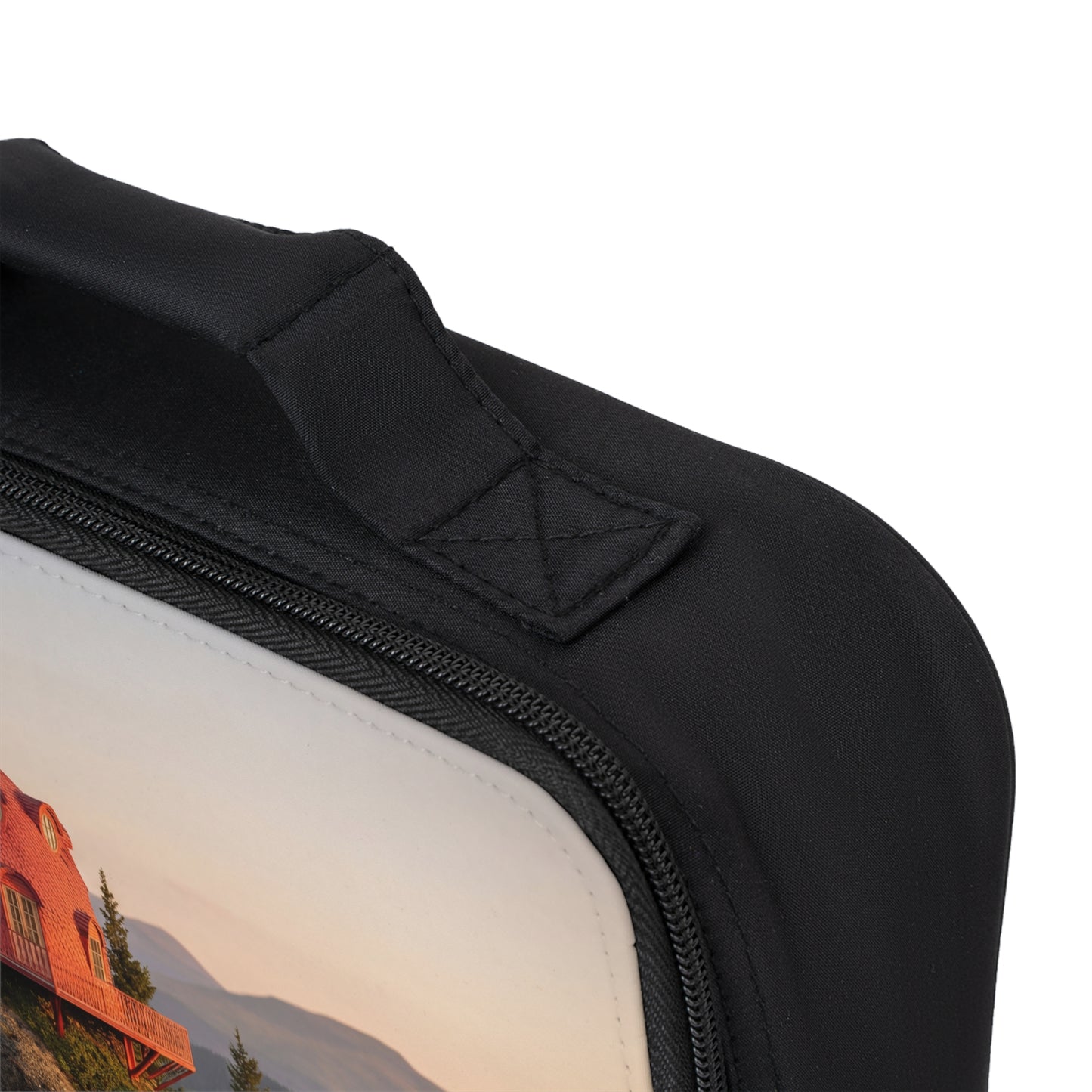 Red Dome House Lunch Bag – Sunset Peak Sanctuary