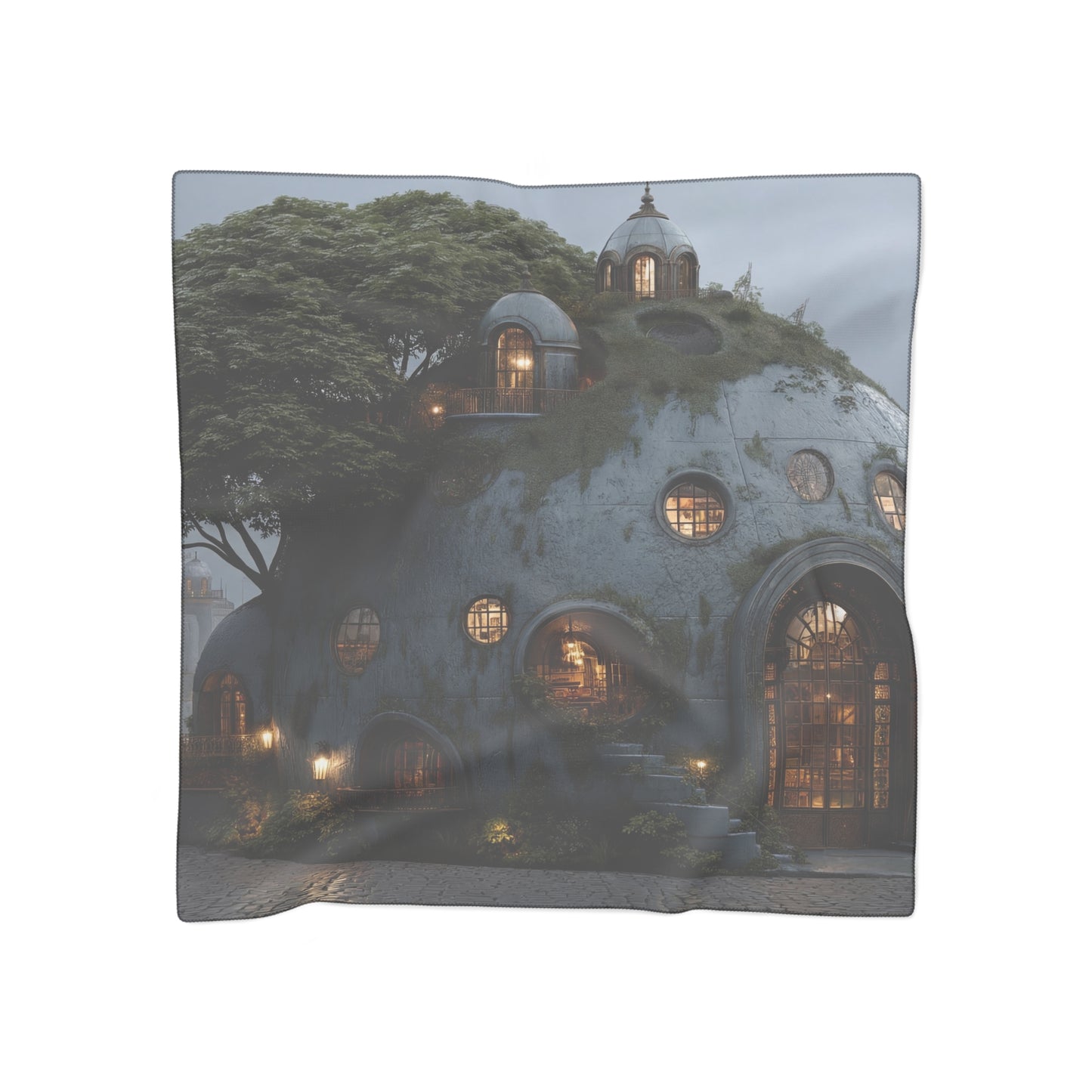 Treehouse Dome Scarf – Twilight Haven Dreamscape