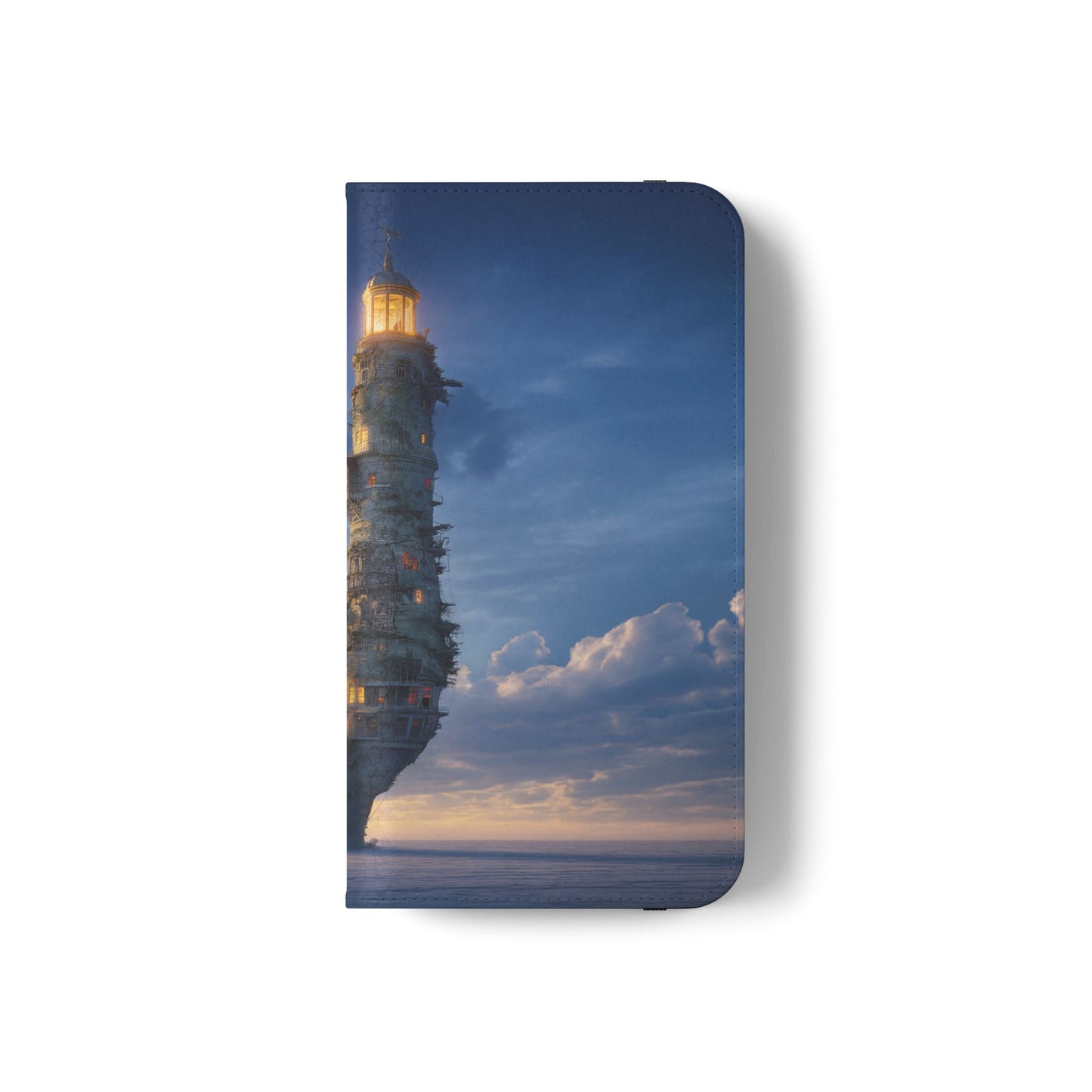 Twilight Sentinel Flip Cases – Lighthouse on a Storm-Tossed Sea