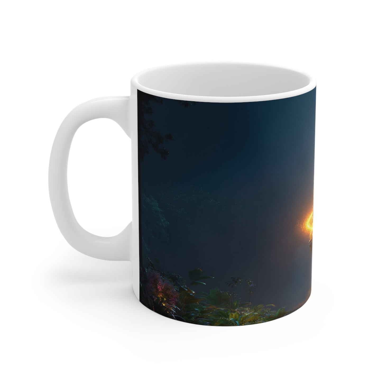 Luminous Floating Island Ceramic Mugs (11oz\15oz\20oz) – Celestial Vortex Dreamscape