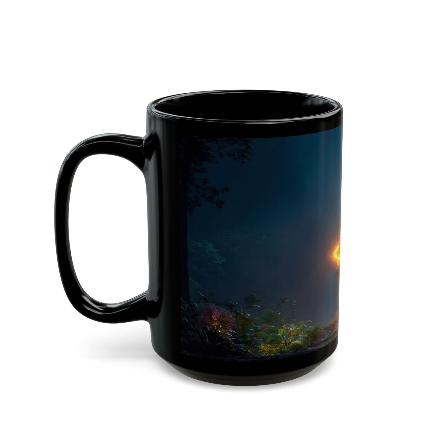 Floating Island Tree Mug – Luminous Twilight Portal