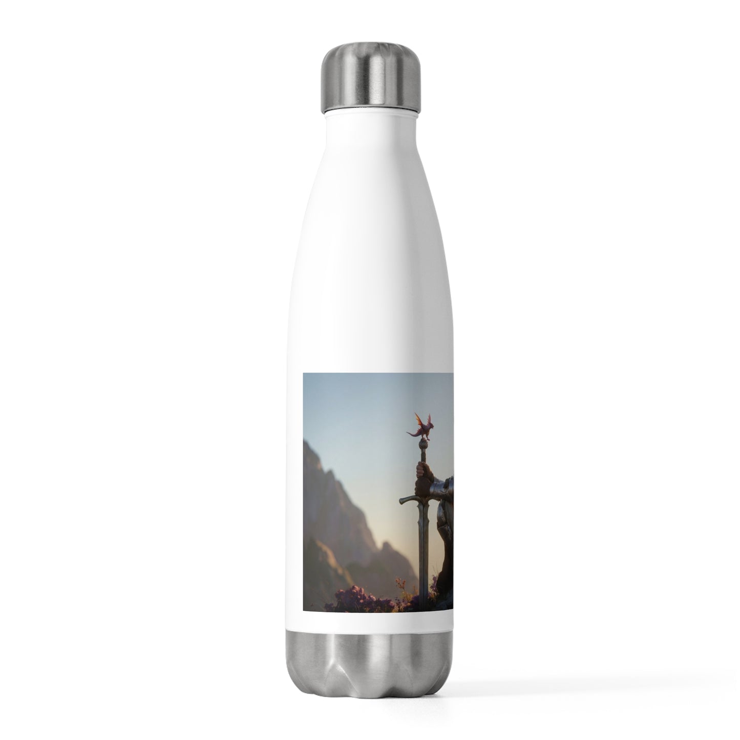 Dragon Rider Sentinel 20oz Insulated Bottle – Sunset Pact on the Peaks