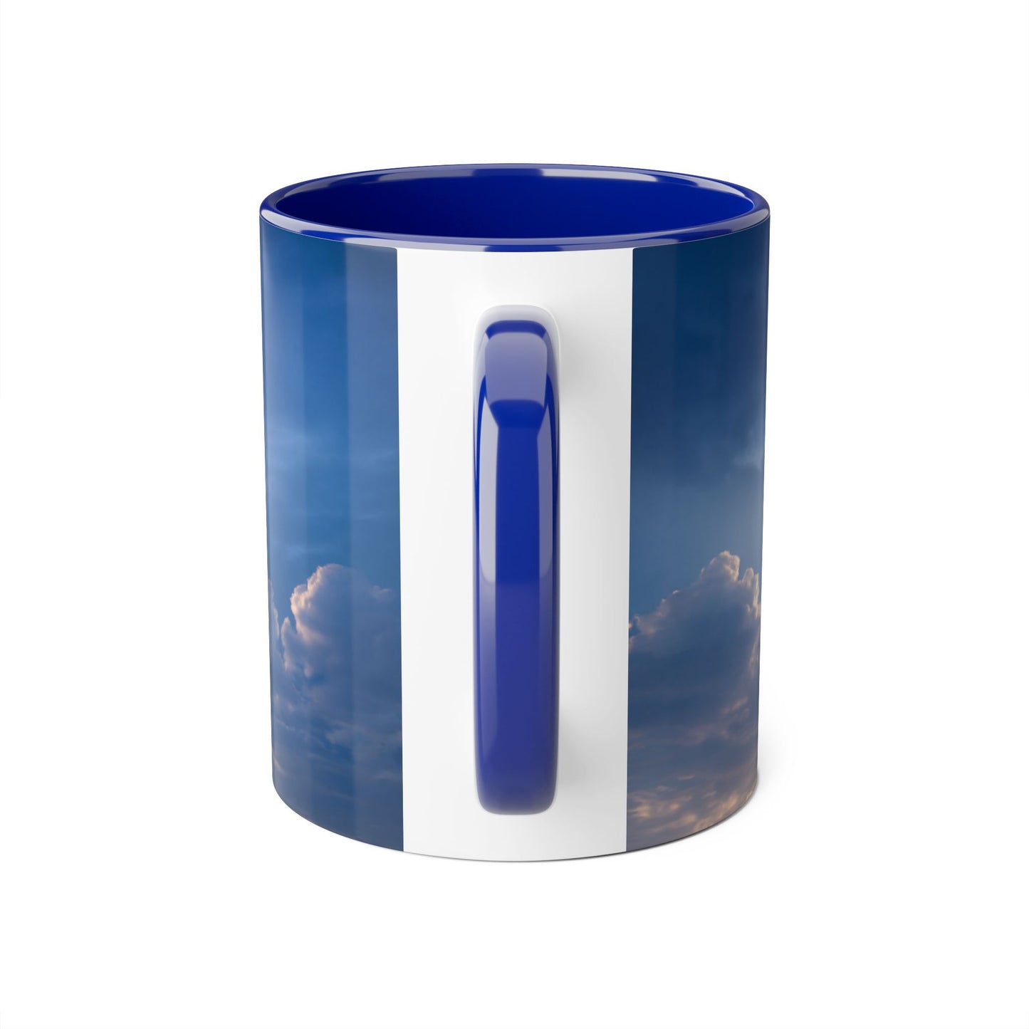 Towering Lighthouse Accent Mugs, 11oz – Floating Beacon Over Twilight Sea